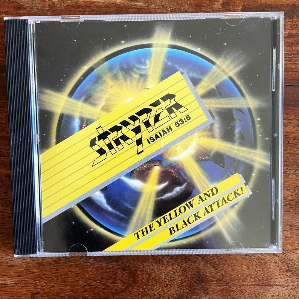 Stryper 'The Yellow and Black Attack!' Music CD Christian Heavy Metal Hair